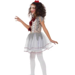 Vintage Clown Kostuum, Girl -Schmink Specialist vintage clown kostuum girl 2