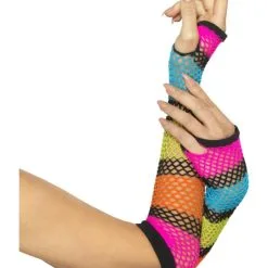 Visnethandschoenen Lang, Neon