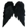 Vleugels Engel Zwart - 50cm