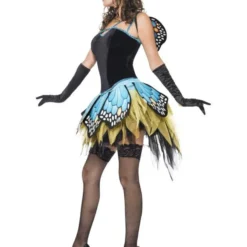 Vlinder Kostuum Blauw -Schmink Specialist vlinder kostuum blauw 2