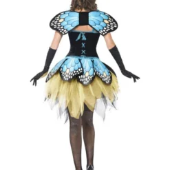 Vlinder Kostuum Blauw -Schmink Specialist vlinder kostuum blauw 3