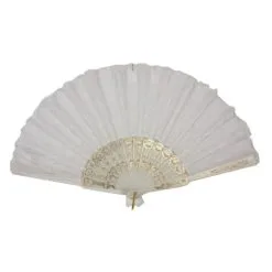 Waaier Embroidery Wit