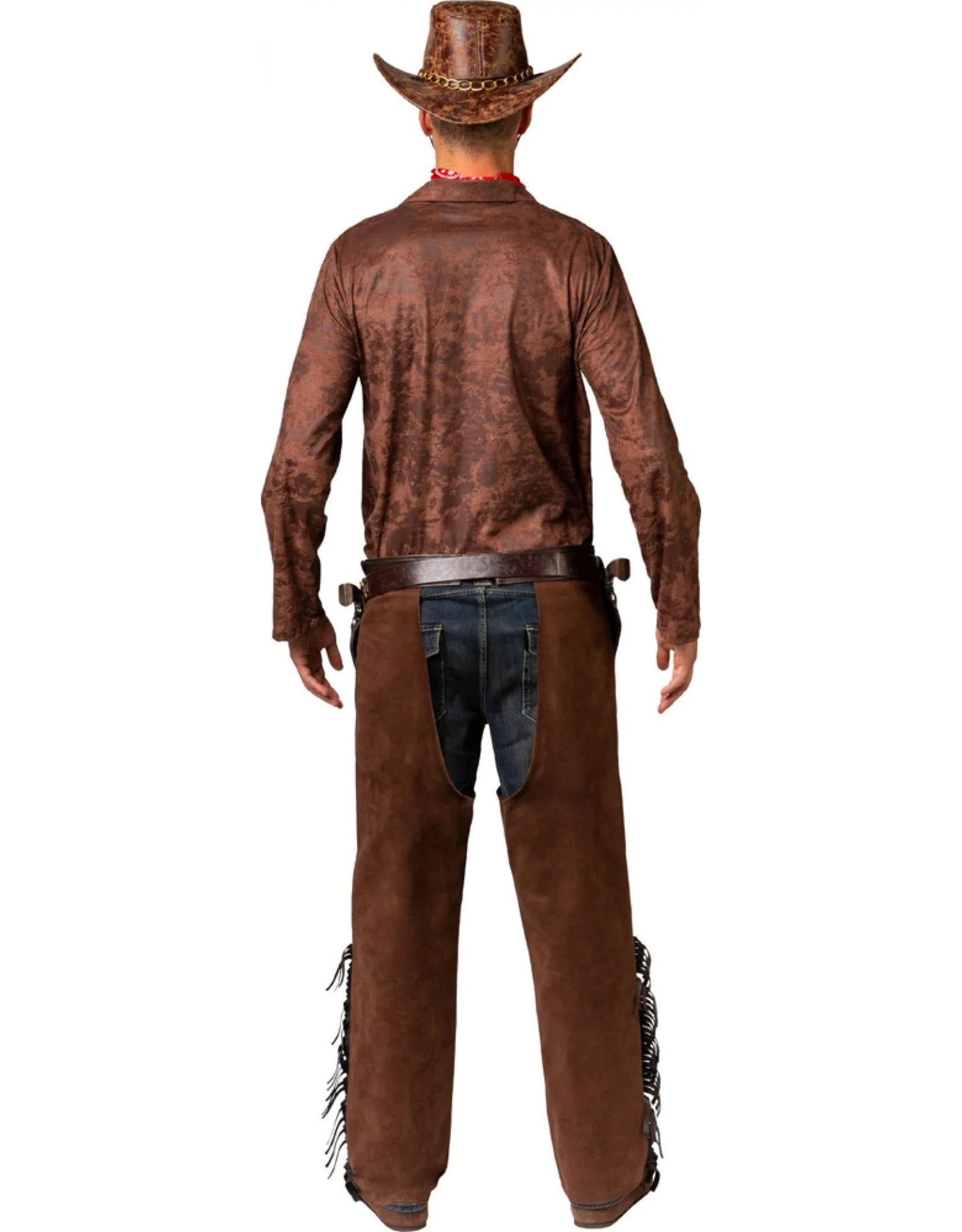 Western Shirt, Bruin 3 Western Shirt, Bruin - Afbeelding 3