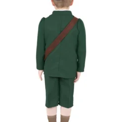 WW2 Evacuee Jongenskostuum, Groen -Schmink Specialist ww2 evacuee jongenskostuum groen 2